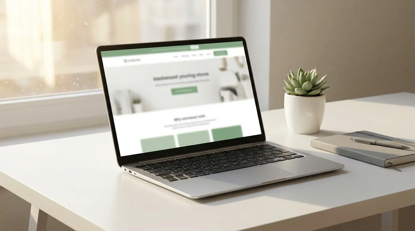 Modern laptop displaying a newly launched UK gambling website