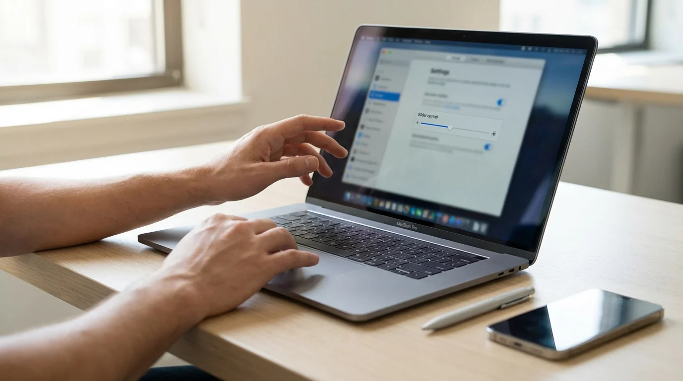 Person setting deposit limits on a gambling account screen